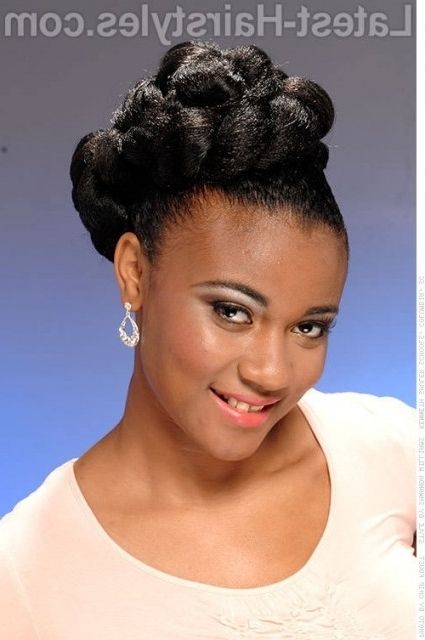 African American Updo Hairstyles Knotted Updo Hairstyle – Best For Intended For Most Recent Afro American Updo Hairstyles (Photo 5 of 15)