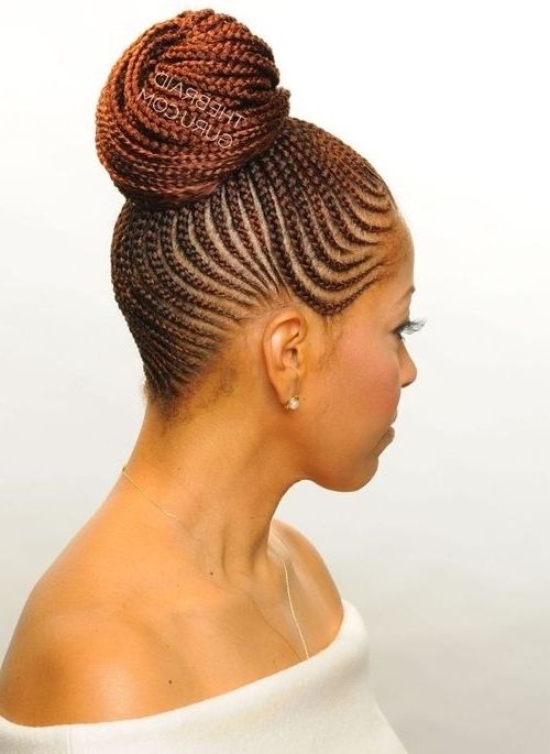 American Braided Bun Hairstyles To Inspire You How To Remodel Your For Recent Braided Bun Updo African American Hairstyles (Photo 6 of 15)