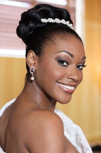 Ask The Experts: Natural Hairstyles For Your Wedding Day | Natural Intended For Most Current Black Bride Updo Hairstyles (View 12 of 15)