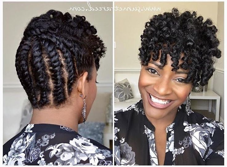 Best 25 Flat Twist Updo Ideas On Pinterest Black Hair Braiding With Regard To Newest Twist Updo Hairstyles For Black Hair (Photo 7 of 15)