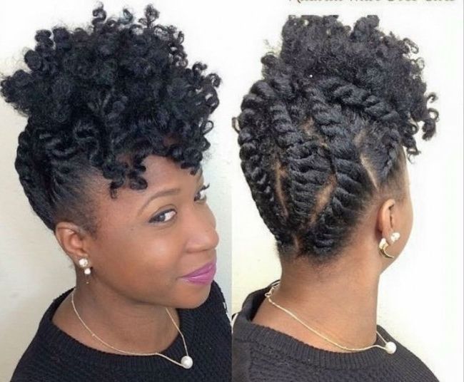 Best 25+ Flat Twist Updo Ideas On Pinterest | Natural Updo With The With Regard To Most Popular Twisted Updo Natural Hairstyles (View 14 of 15)