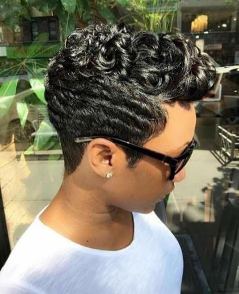 Best Short Hairstyles For Black Women 2018 – Evesteps Throughout Most Current Black Updos For Short Hair (View 9 of 15)