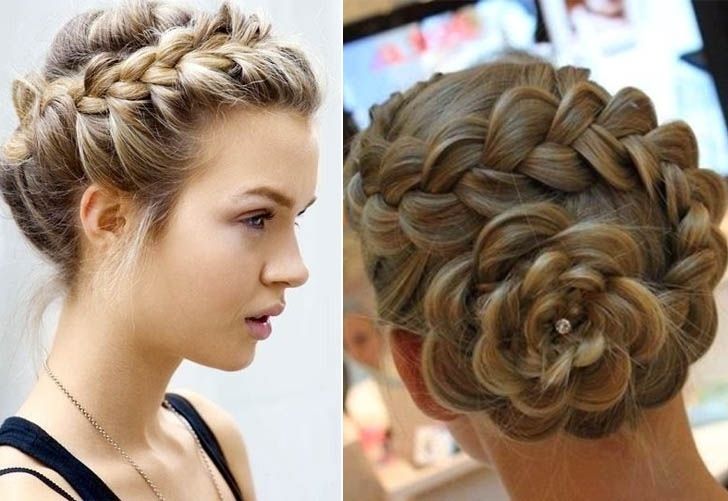 Big Braided Bun Hairstyles Updo | Medium Hair Styles Ideas – 12533 Within Most Up To Date Updos Buns Hairstyles (Photo 5 of 15)