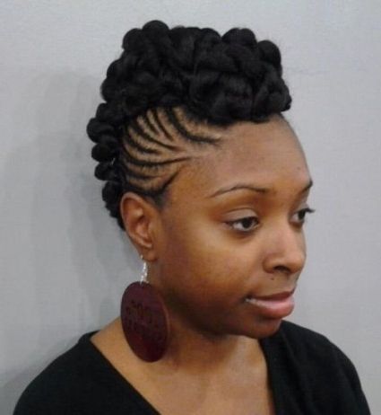 Black Natural Hairstyles – 20 Cute Natural Hairstyles For Black Pertaining To Most Recent Black Natural Updo Hairstyles (Photo 8 of 15)