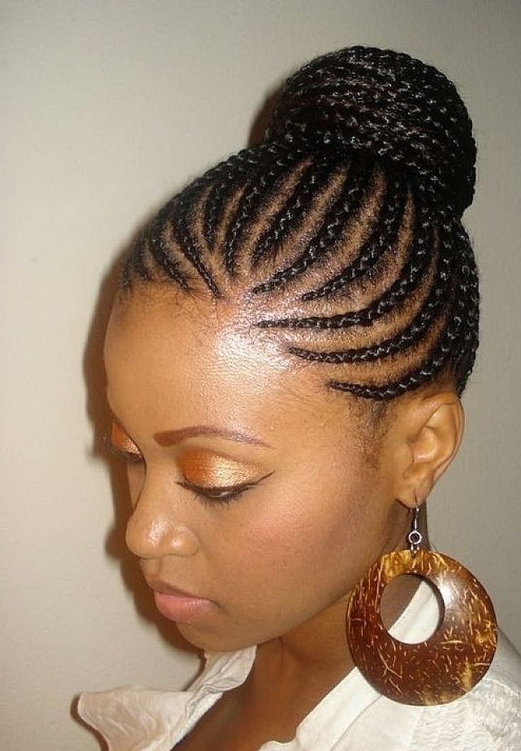 Blogs For Black African Braids Black Braided Bun Updo Hairstyles With Most Recently Braided Bun Updo African American Hairstyles (View 4 of 15)