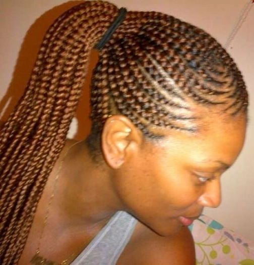Braided Cornrows African American Hairstyles Cornrows Hairstyle Can For Recent Cornrow Updo Ponytail Hairstyles (Photo 10 of 15)