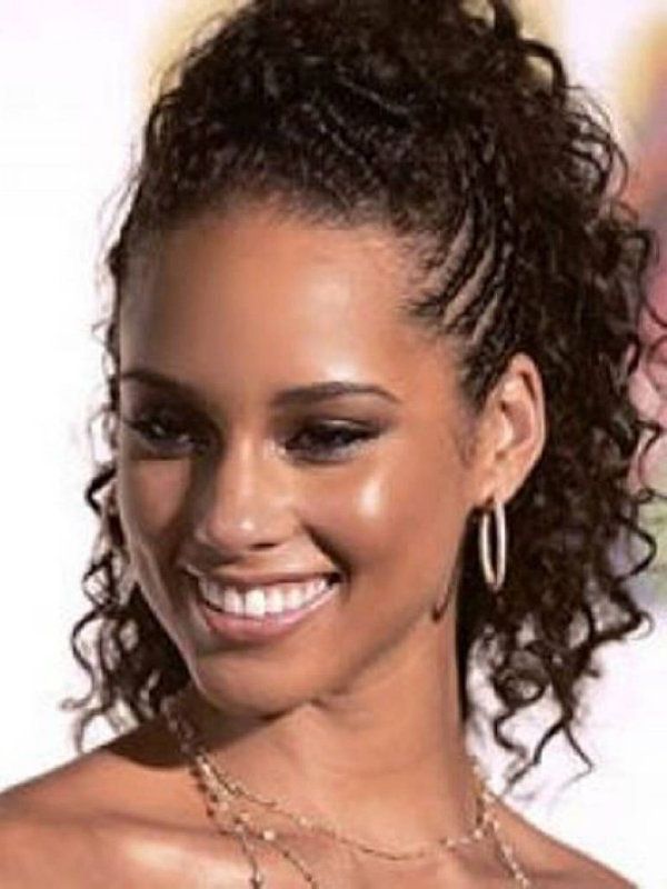 Braided Updo Hairstyles For Black Women With Curly Hair | Prom Within Most Recently Black Curly Hair Updo Hairstyles (Photo 3 of 15)