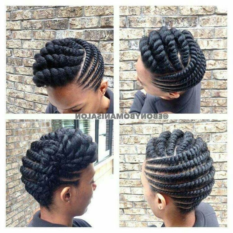 Chunky Twisted Updo | Afros, Coils And Curls For All The Boys And Throughout Most Current Natural Updo Hairstyles For Black Hair (Photo 15 of 15)