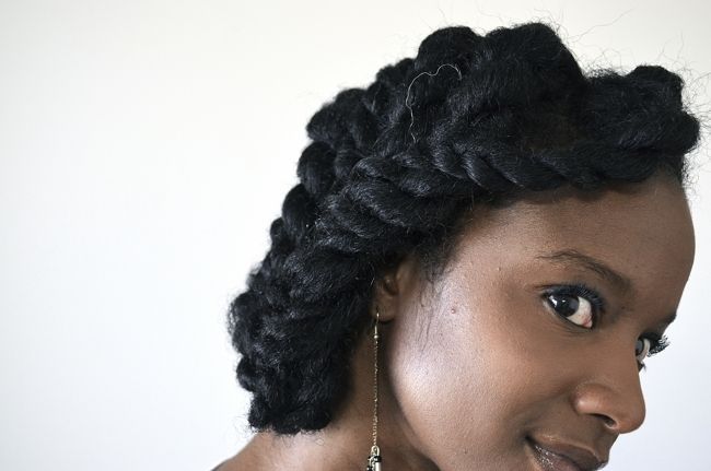 Chunky Two Strand Flat Twist Updo | Trendy Mods Inside Most Current Chunky Twist Updo Hairstyles (Photo 9 of 15)