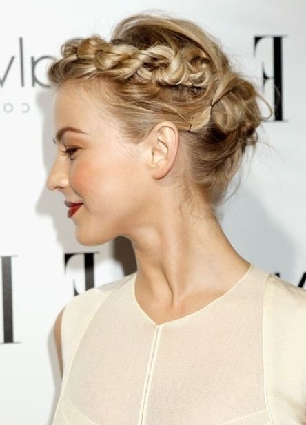 Crown Braid Updo – Popular Haircuts With Regard To Recent Braided Crown Updo Hairstyles (View 4 of 15)