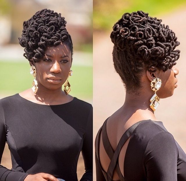 Curly Loc Updo | Locs | Pinterest | Updo, Curly And Locs Intended For Newest Updo Locs Hairstyles (View 6 of 15)