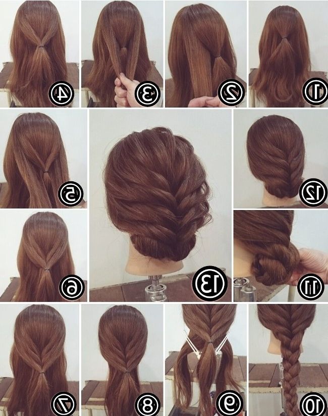 Cute Easy Updos For Long Hair How To Do It Yourself 2018 With Most Up To Date Easy Updos For Long Hair (Photo 12 of 15)