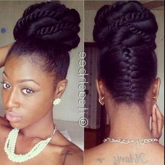 Cute Prom Hairstyles For Natural Hair | Cute Hairstyle Regarding Top Inside 2018 Natural Hair Updo Hairstyles (Photo 15 of 15)