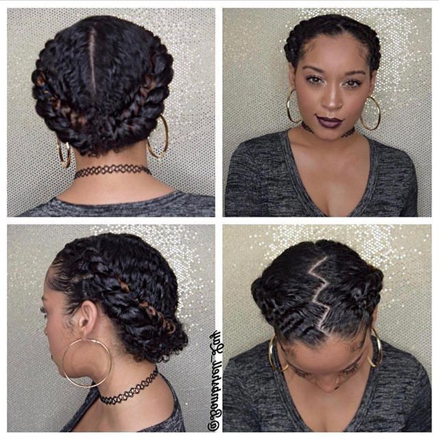 Dope Makeup And Hair | For The Culture | Pinterest | Makeup, Natural Regarding Latest Quick Updos For Short Black Hair (Photo 11 of 15)