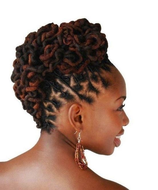 Dreadlocks Updo Hairstyles For Women 25 Unique Black Women Throughout Latest Dreadlock Updo Hairstyles (Photo 5 of 15)