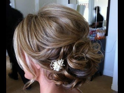 Easy Hairstyle – For Medium Long Hair | Prom & Wedding Hairstyle Intended For Most Popular Wedding Updos For Medium Hair (View 8 of 15)