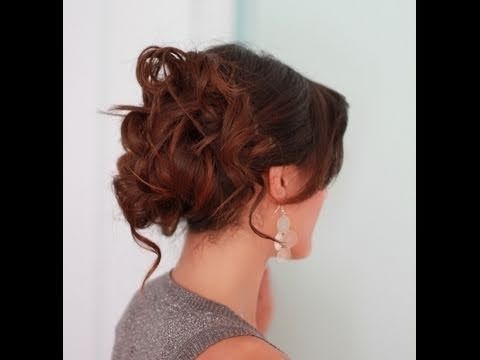 Easy Prom Hair Updo – Youtube With Most Recently Luxy Updo (View 5 of 15)