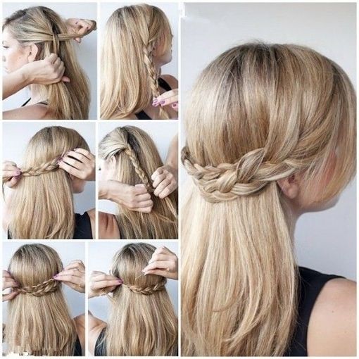 Easy Prom Hairstyles To Do Yourself Half Updo For Long Hair – Best In Most Popular Easy To Do Updo Hairstyles For Long Hair (Photo 6 of 15)