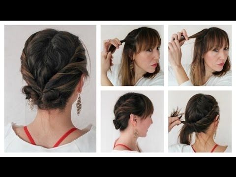 Easy Updo Hairstyles For Thin Hair – Youtube Inside Most Current Easy Updo Hairstyles For Thin Hair (View 12 of 15)