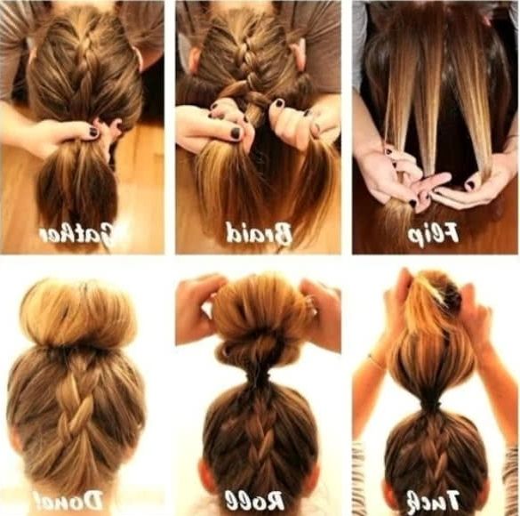 Easy Updos: 10 Cute And Quick Updos For Every Occasion With Most Popular Quick And Easy Updo Hairstyles (Photo 2 of 15)