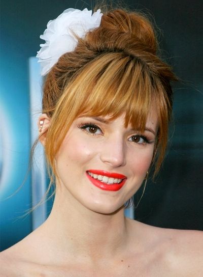 Formal Hairstyles With Bangs – Beauty Riot With Regard To Current Hairstyles For Long Hair With Bangs Updos (Photo 8 of 15)
