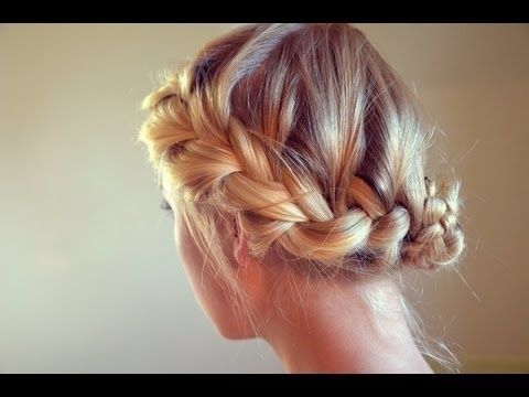 Hair Tutorial: Elegant Quick Boho Updo – Youtube Within 2018 Boho Updos For Long Hair (View 10 of 15)