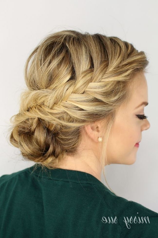 Hairstyles For Thin Hair: 7 Hairstyles That Add Volume & Thickness Inside Recent Cute Updo Hairstyles For Thin Hair (Photo 1 of 15)