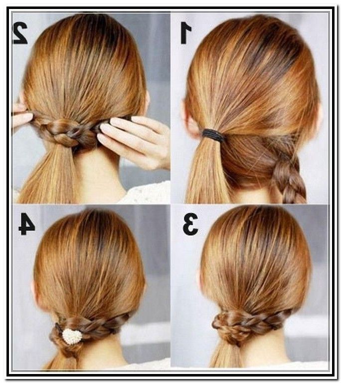 Featured Photo of Top 15 of Easy Diy Updos for Medium Length Hair