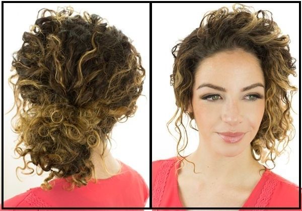 How To: Naturally Curly Updo | Naturally Curly Updo, Naturally Curly Within Best And Newest Updo Naturally Curly Hairstyles (Photo 3 of 15)
