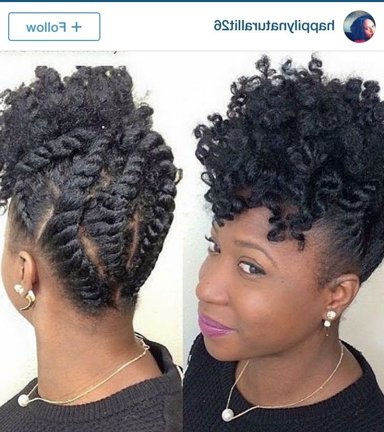 I Would Love To Try This On Kennedy With Two Strand Twists In The Inside Best And Newest Two Strand Twist Updo Hairstyles (View 2 of 15)