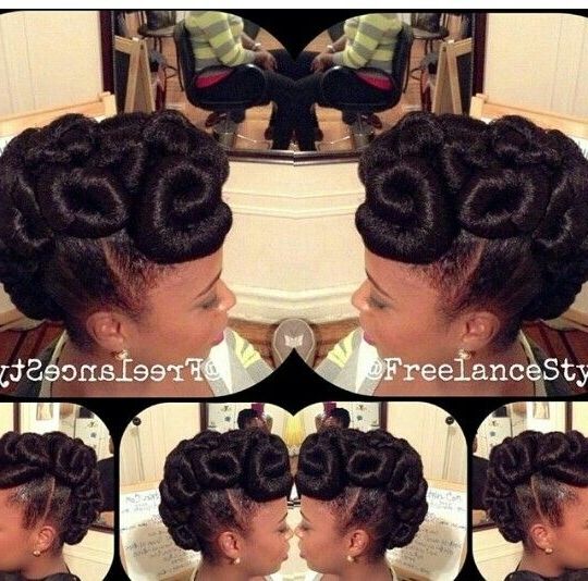 Kanekalon Updo | Updos, Single Braid Hairstyles, Ponytails And Intended For Newest Kanekalon Hair Updo Hairstyles (View 4 of 15)