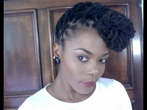 Loc Tutorial: Requested Elegant Fall Hairstyle Updo – Youtube Pertaining To Most Popular Lock Updo Hairstyles (View 9 of 15)