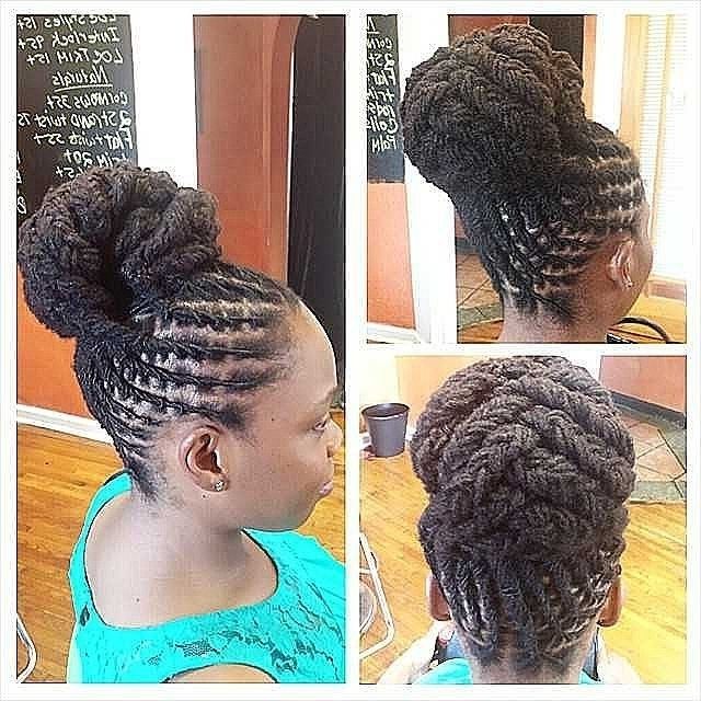 Loc Updo Hairstyles Best Of 205 Best Loc Hairstyles Images On Inside Recent Updo Dread Hairstyles (View 11 of 15)