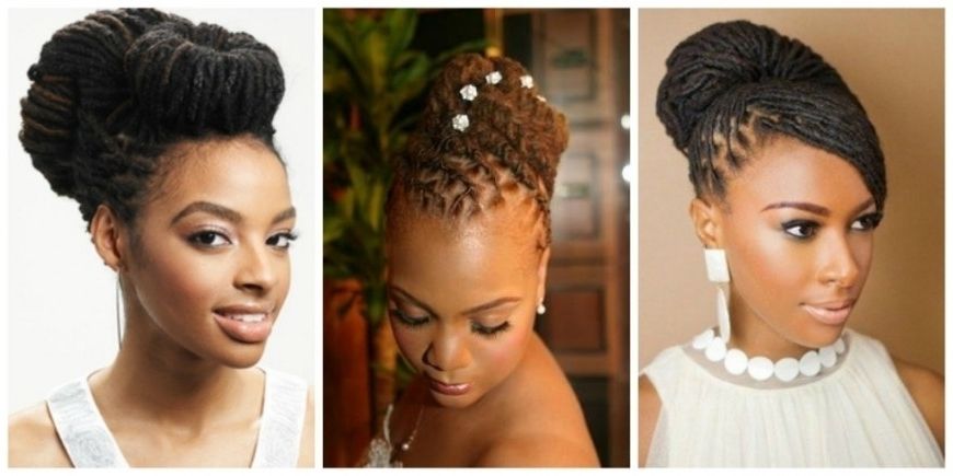 Locs Updo Hairstyles Updo Hairstyles For Long Locs Easy Hairstyles Inside 2018 Updo Hairstyles For Long Locs (Photo 13 of 15)