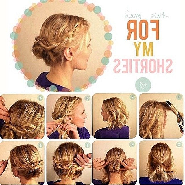 Long Hairstyles. Awesome Quick And Easy Updo Hairstyles For Long Throughout Best And Newest Cute Updo Hairstyles For Short Hair (Photo 15 of 15)