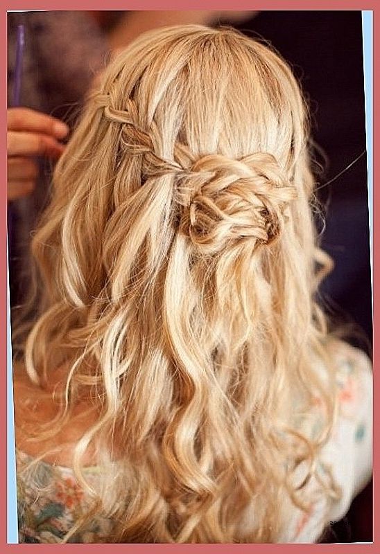 Long Hairstyles. New Partial Updo Hairstyles For Long Hair: Partial Regarding Newest Partial Updo Hairstyles For Long Hair (Photo 5 of 15)