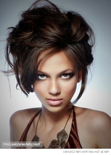 Loose Updo Hair Style With Most Recent Sexy Updo Hairstyles (Photo 2 of 15)