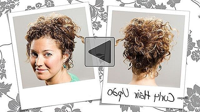 Natural Curly Hairstyles Updos Inspirational Video Curly Hair Intended For Most Up To Date Updo Naturally Curly Hairstyles (View 7 of 15)