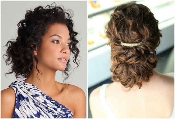 Naturally Curly Hair Updos Wedding | Medium Hair Styles Ideas – 46231 With Regard To Newest Updo Naturally Curly Hairstyles (View 2 of 15)