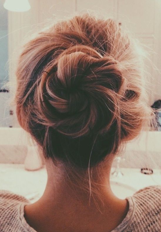 Popular Messy Bun Updo For Women | Styles Weekly Pertaining To Recent Quick Messy Bun Updo Hairstyles (Photo 8 of 15)
