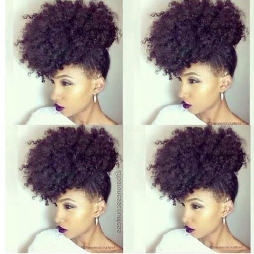 Professional Natural Hairstyles For Medium Length Hair – Hairstyles With Best And Newest Natural Hair Updos For Medium Hair (View 2 of 15)