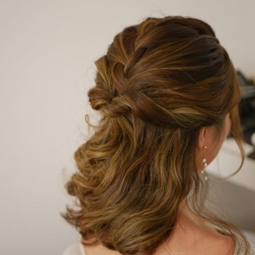 Prom Hairstyles For Medium Length Hair – Pictures And How To's For Latest Half Updos For Shoulder Length Hair (View 9 of 15)