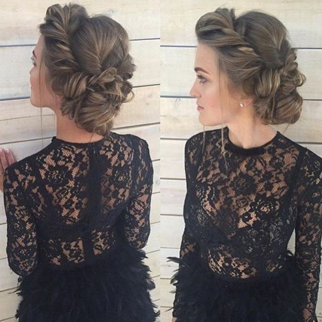 Prom Updos For Medium Hair | Courts Wedding | Pinterest | Medium Pertaining To Most Recent Medium Hair Prom Updo Hairstyles (View 2 of 15)