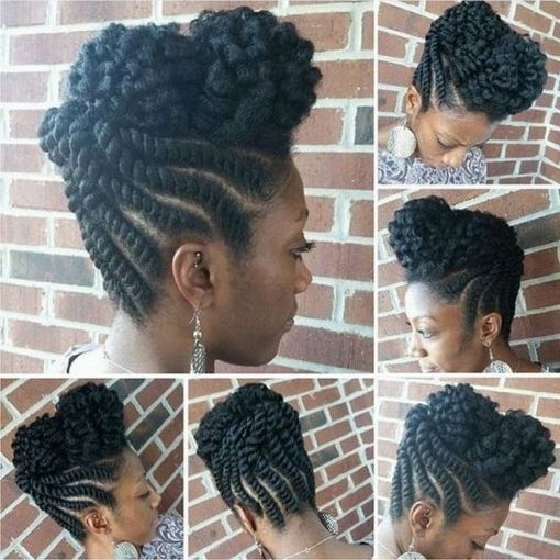 Protective Styles For 4c Hair | Hergivenhair Inside Top Twist Updo For Most Current Updo Twist Hairstyles For Natural Hair (View 8 of 15)
