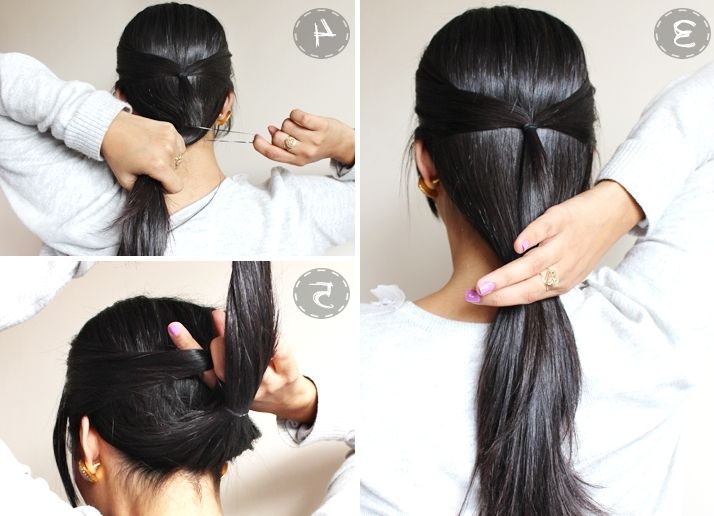Quick Easy Minute Casual Updocute Simple Updos For Long Hair Intended For Most Recently Easy Updo Hairstyles For Thick Hair (View 12 of 15)
