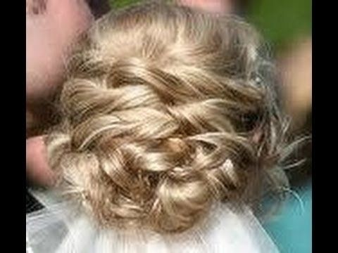 Quick & Easy Twist Overlap Updo | Spreadinsunshine15 – Youtube For Recent Quick Twist Updo Hairstyles (View 14 of 15)