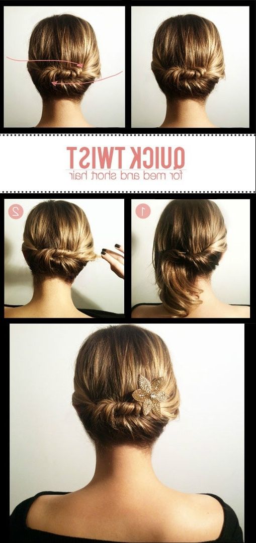 Featured Photo of 15 Best Quick Twist Updo Hairstyles