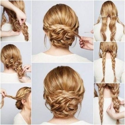 Really Cute Hairstyles For Thick Hair | Cute Hairstyle With Updo With Regard To Most Recent Quick Easy Updo Hairstyles For Thick Hair (Photo 3 of 15)