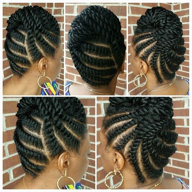 Regal Flat Twisted Updosabrina (@saba_reena)! || Booking: 803 Inside 2018 Flat Twist Updo Hairstyles On Natural Hair (Photo 3 of 15)