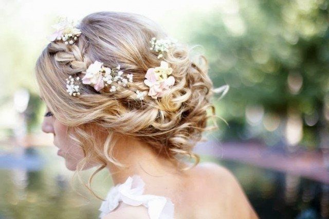 Featured Photo of The Best Updo Hairstyles with Flowers